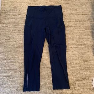 Fast and Free High-Rise Crop Lululemon Leggings